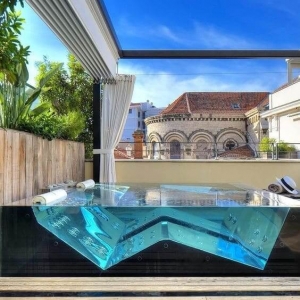 Piscina De Vidro Com Cama De Arjpg